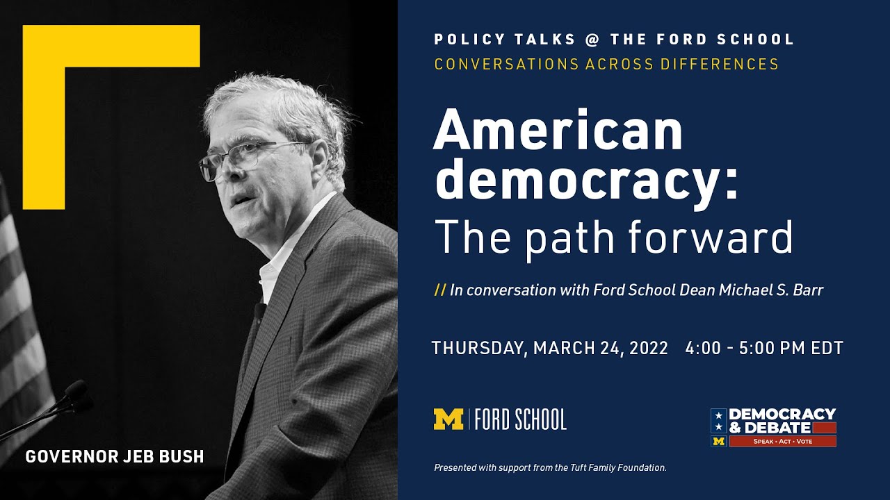 Jeb Bush: American democracy – The path forward