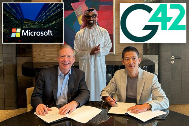 Microsoft to invest $1.5 billion in Emirati AI firm G42, takes minority stake