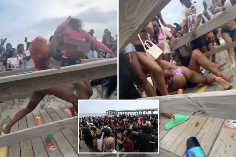 Georgia spring break leads to 54 arrested in Savannah during beach bash amid booze-soaked brawls, beach flooded with trash